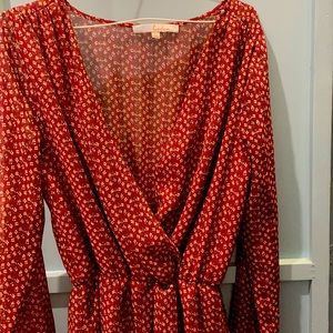 Long Sleeve Floral Dress